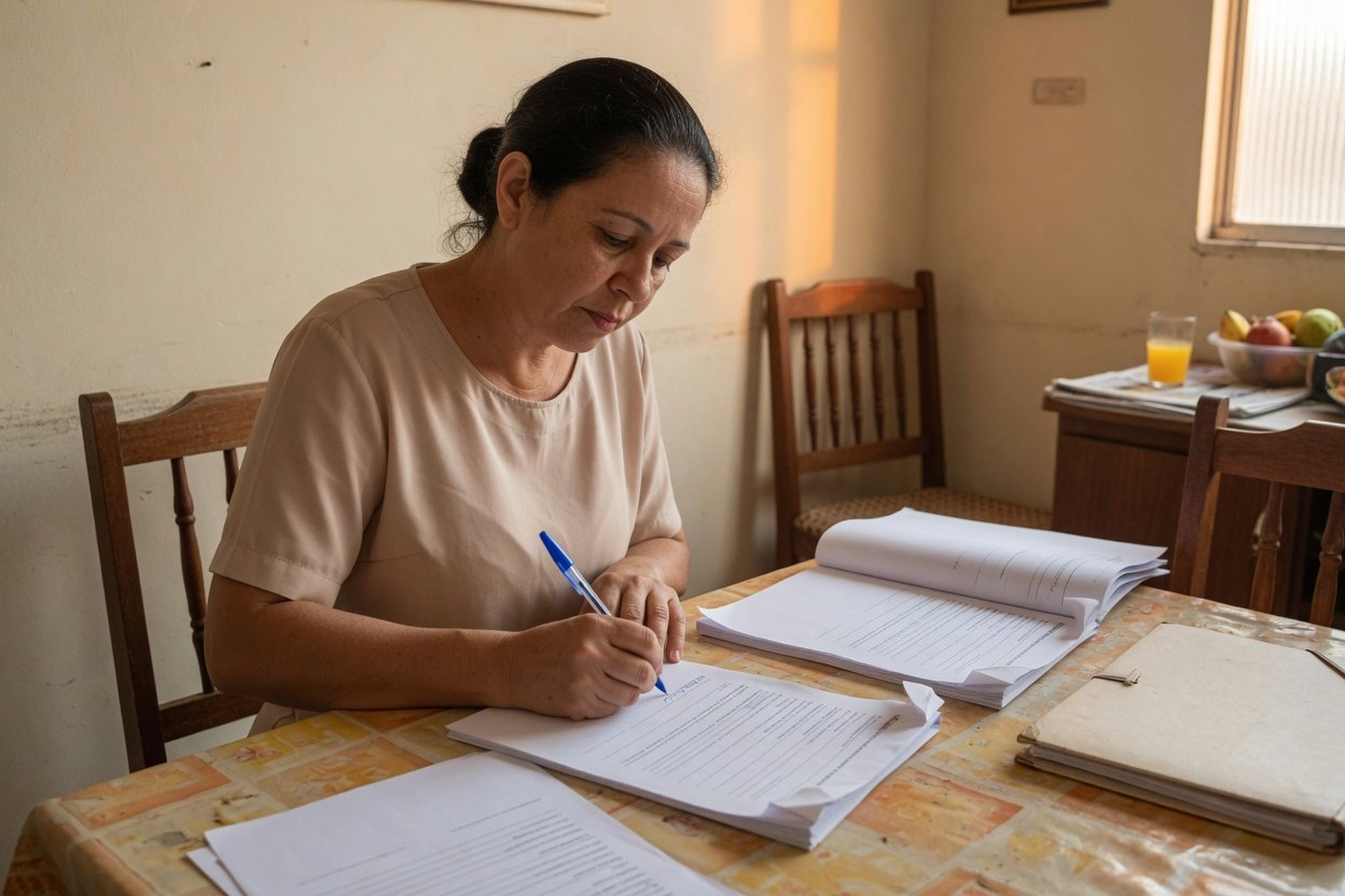 Contrato de trabalho de empregada doméstica, em Bauru