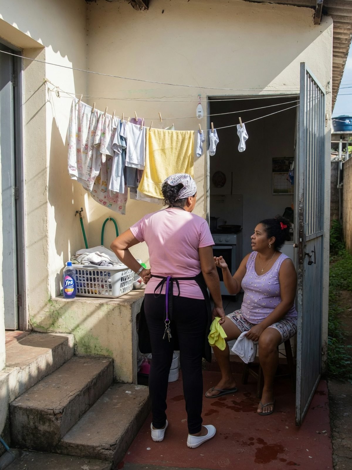 Fronteira entre diarista e empregada doméstica, em Bauru